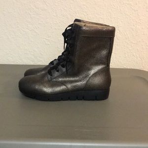 Combat Style metallic boots